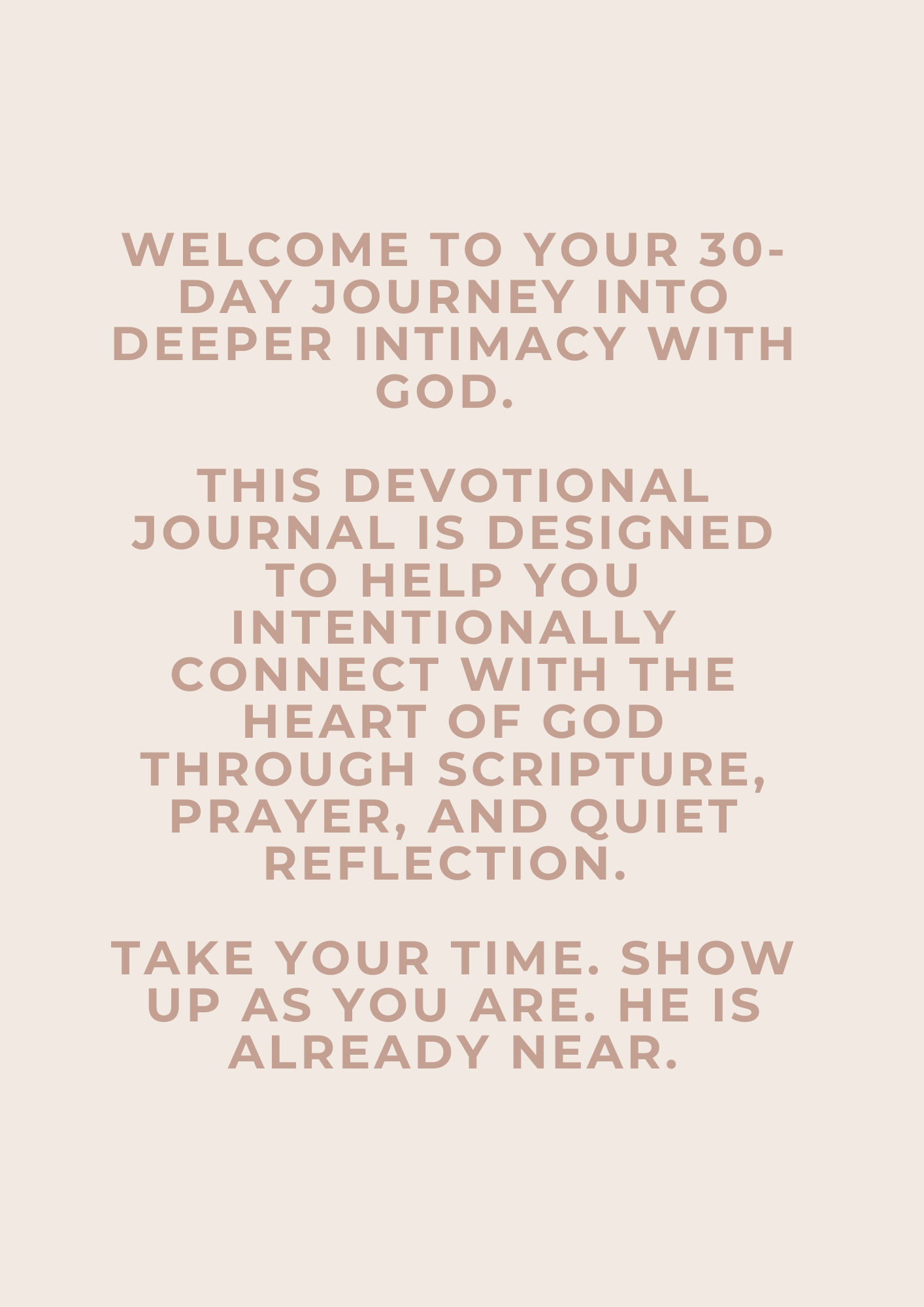 30 Day Digital Devotional on Prayer + Intimacy with God