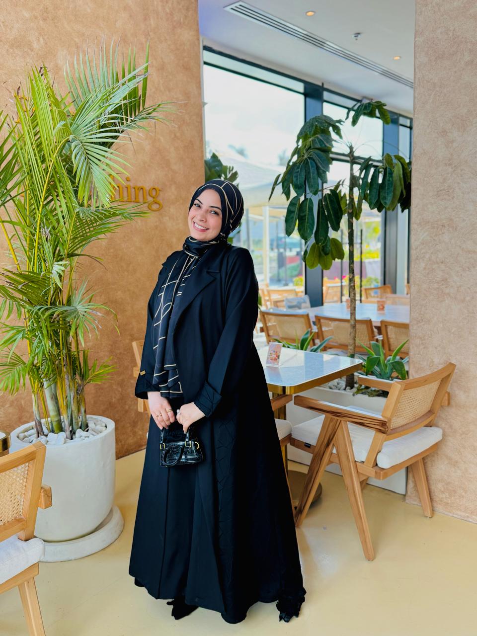 Elegant Black Abaya