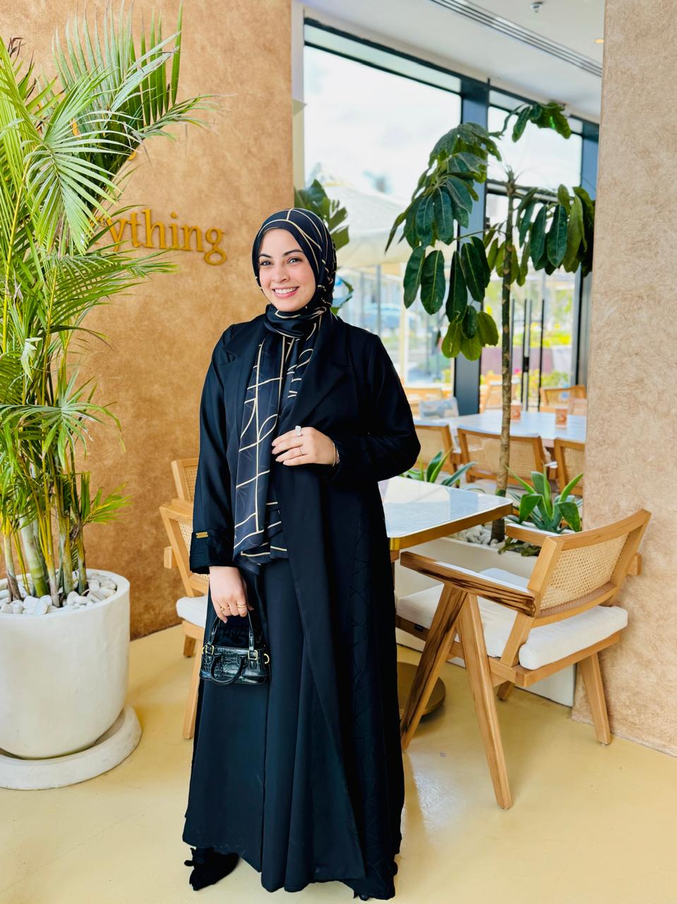 Elegant Black Abaya