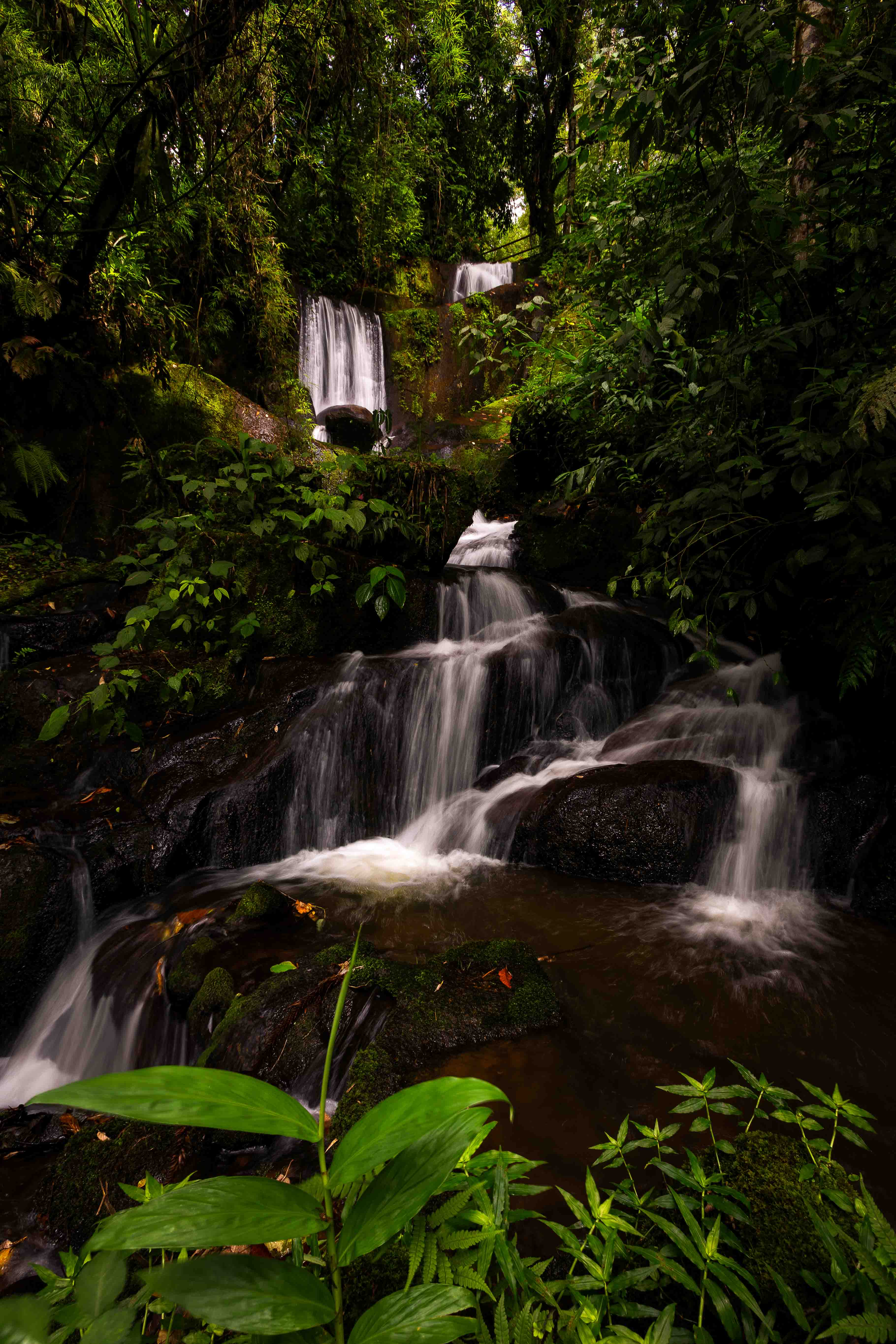 Dança das quedas de uma cachoeira
