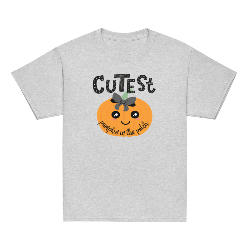Halloween Cutest Pumpkin in the Patch Youth Tee