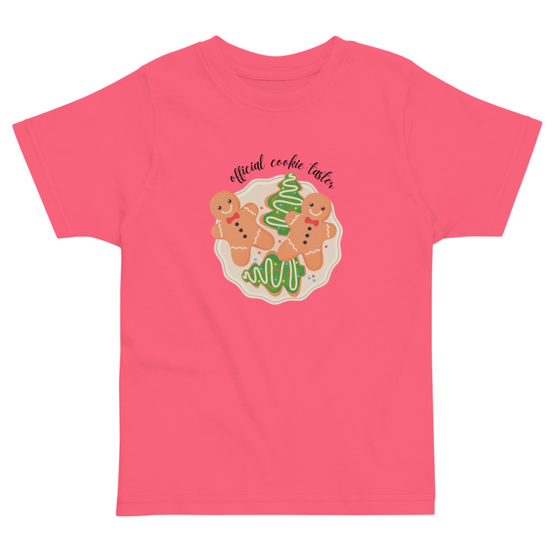 Christmas Official Cookie Taster Toddler Tee