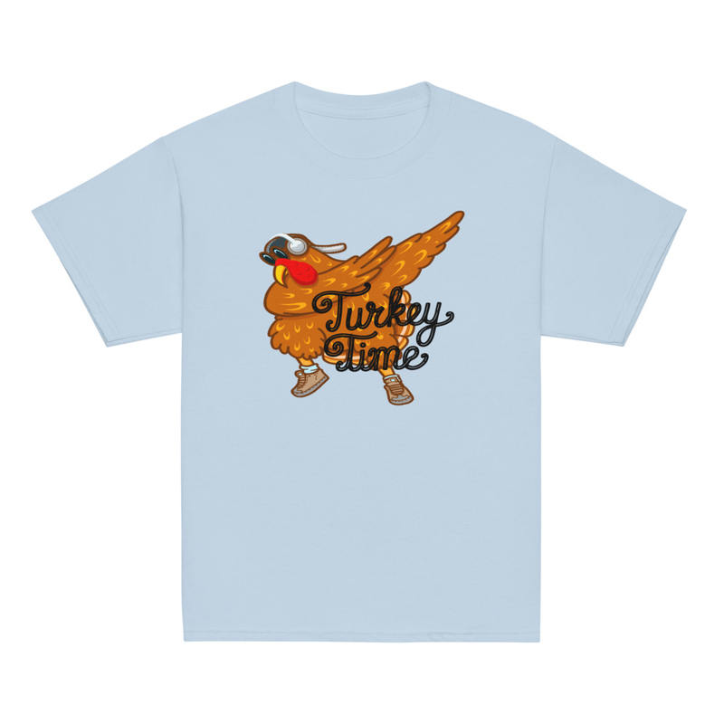 Thanksgiving Turkey Time Dab Youth Tee