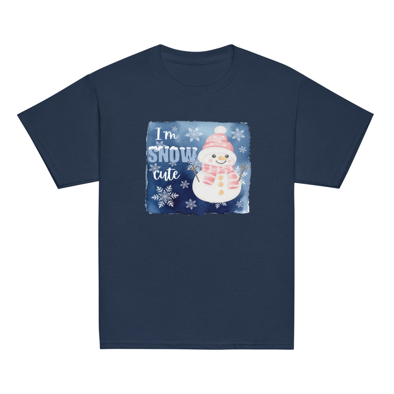 Christmas I'm Snow Cute Snowman Youth Tee