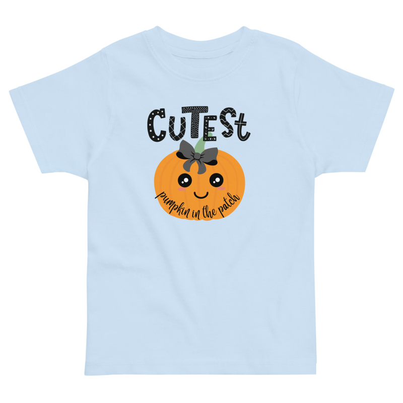 Halloween Cutest Pumpkin in the Patch Toddler Tee
