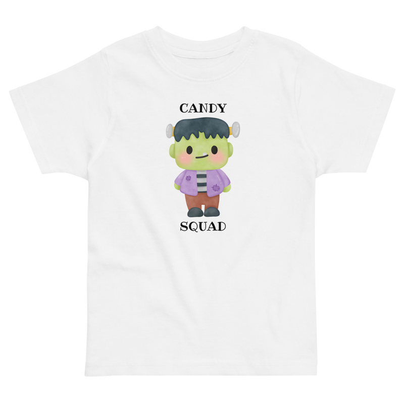 Halloween Candy Squad Frankenstein Toddler Tee