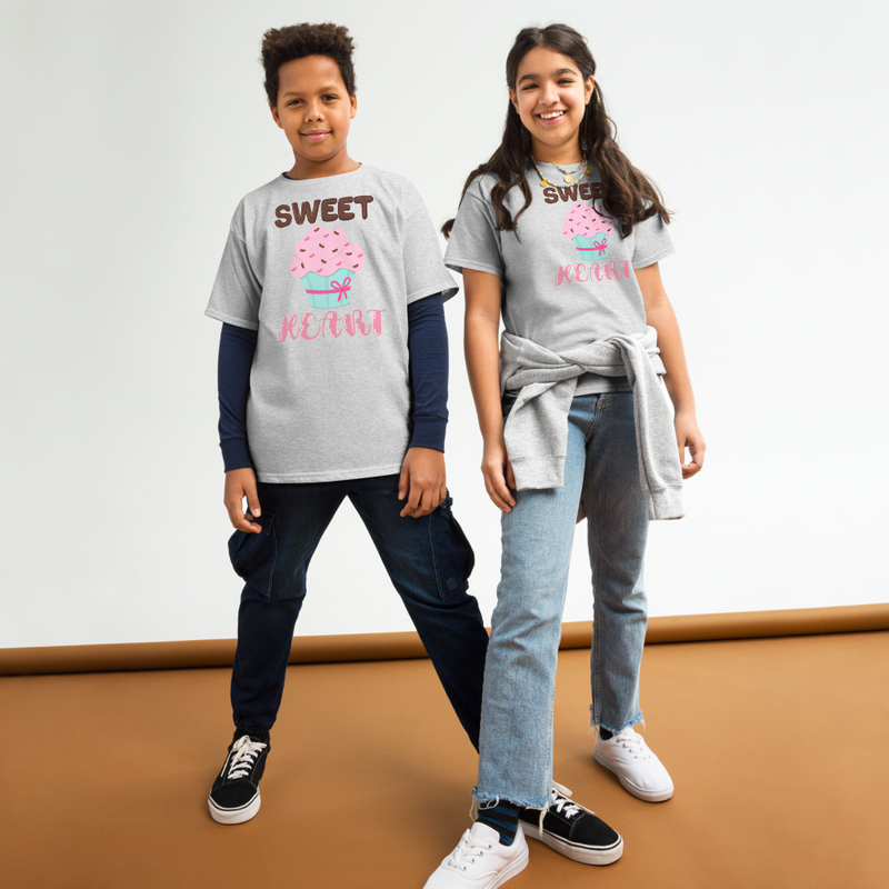 Valentine's Sweet Heart Cupcake Youth Tee