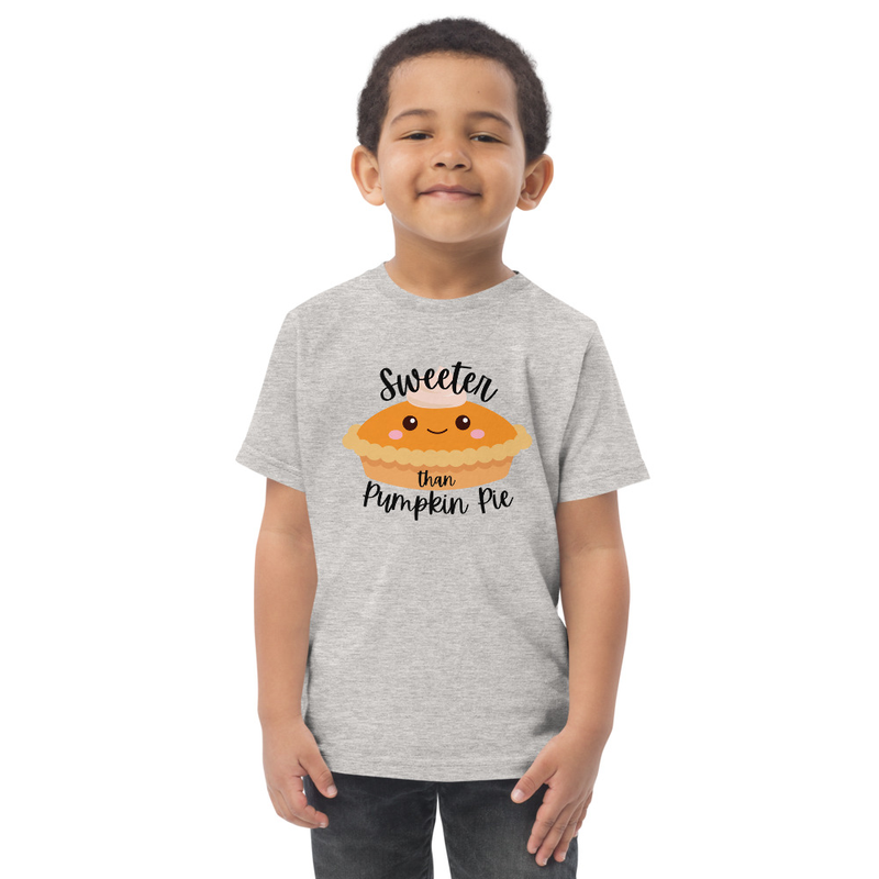 Thanksgiving Sweeter than Pumpkin Pie Toddler Tee
