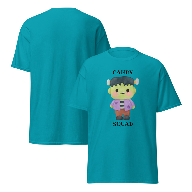 Halloween Candy Squad Frankenstein Adult Unisex Tee