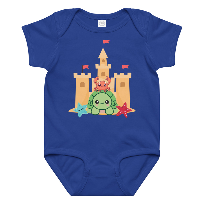 Kid Designs Sandy Friends by Callum Baby Bodysuit