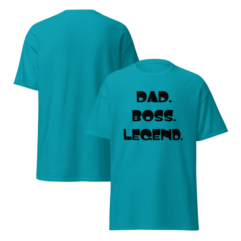 Dad Boss Legend Adult Unisex Tee