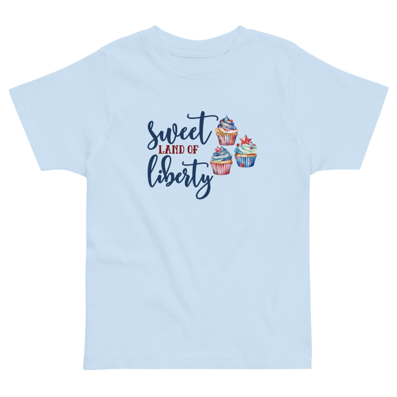 Independence Sweet Land of Liberty Toddler Tee