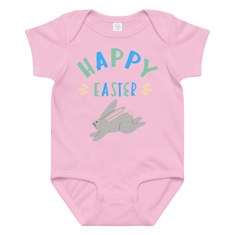 Easter Happy Easter Bunny Baby Bodysuit