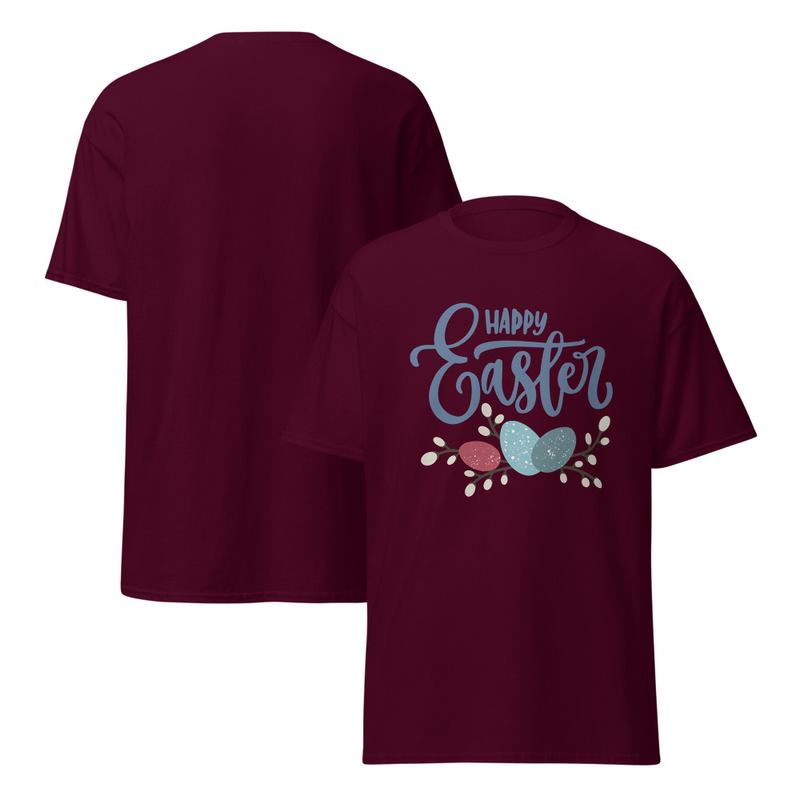 Easter Happy Easter Bird Eggs Adult Unisex Tee