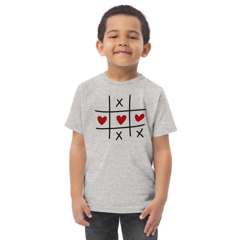 Valentine's Tic Tac Hearts Toddler Tee