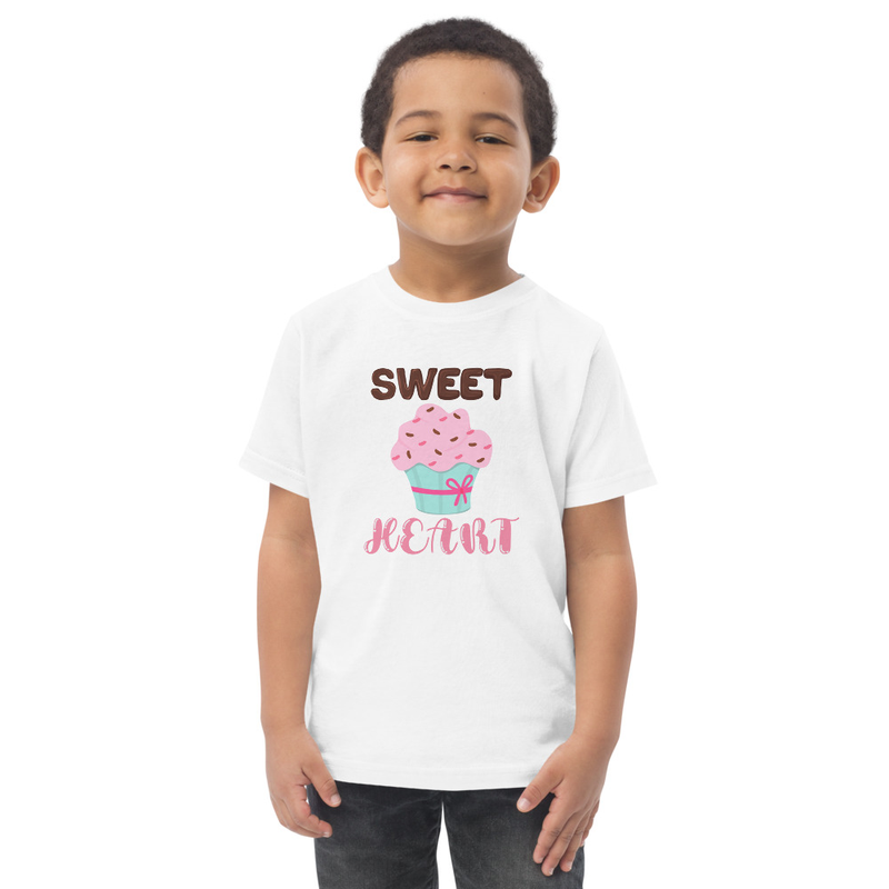 Valentine's Sweet Heart Cupcake Toddler Tee