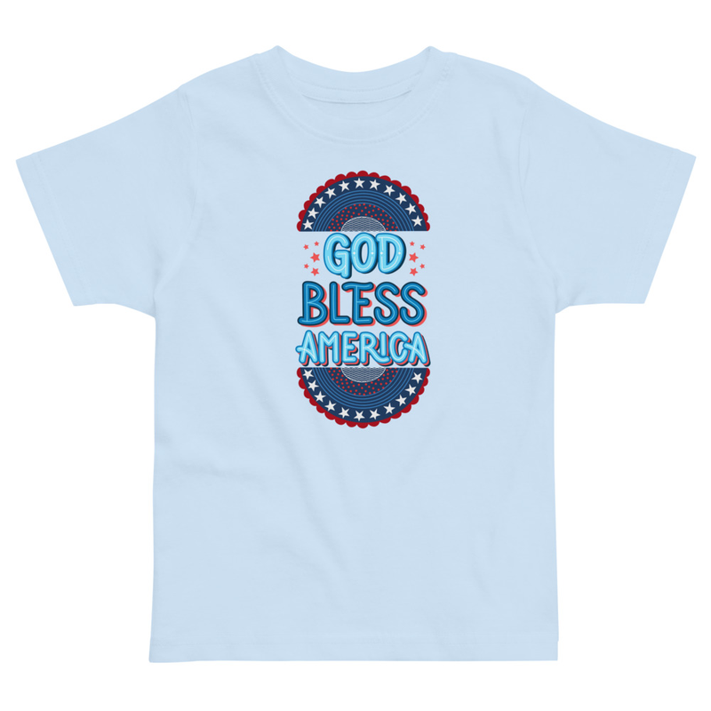 Independence God Bless America Toddler Tee