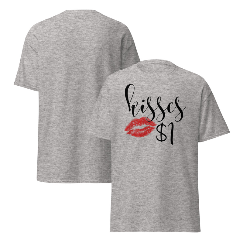 Valentine's Kisses $1 Adult Unisex Tee