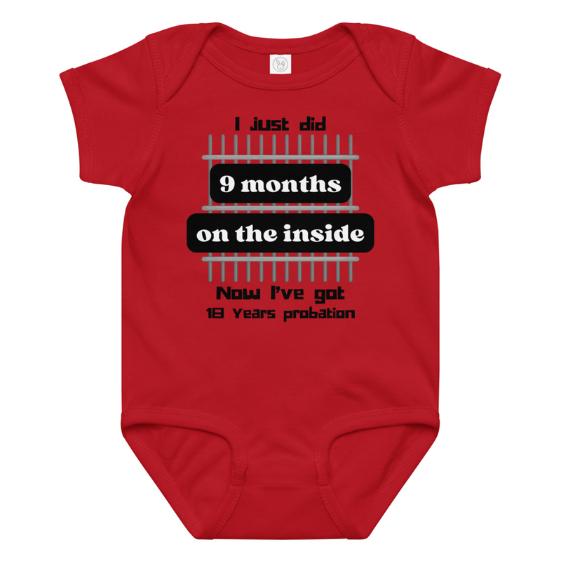 9 Months on the Inside Baby Bodysuit