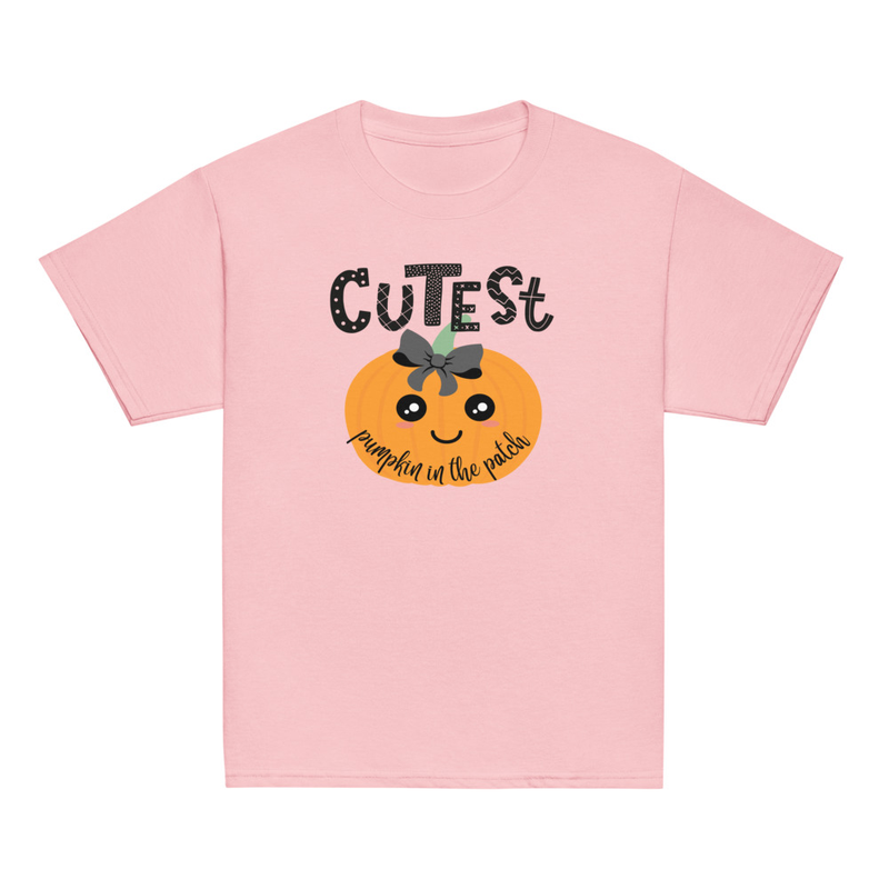 Halloween Cutest Pumpkin in the Patch Youth Tee