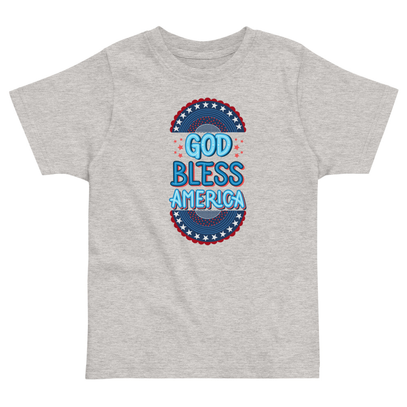 Independence God Bless America Toddler Tee