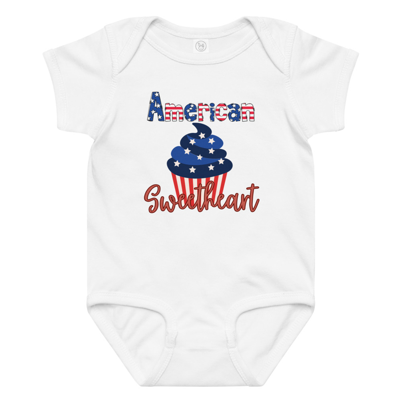 Independence American Sweetheart Baby Bodysuit