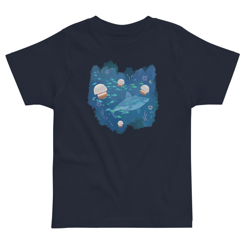 Kid Designs Ocean by Callum Toddler Tee