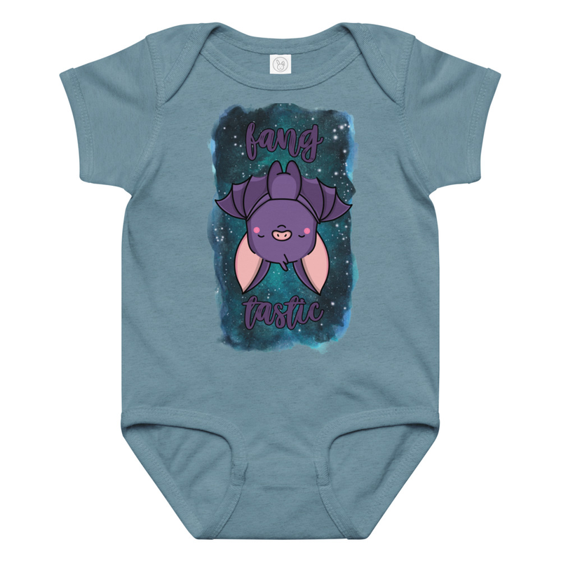 Halloween Fangtastic Cute Bat Baby Bodysuit