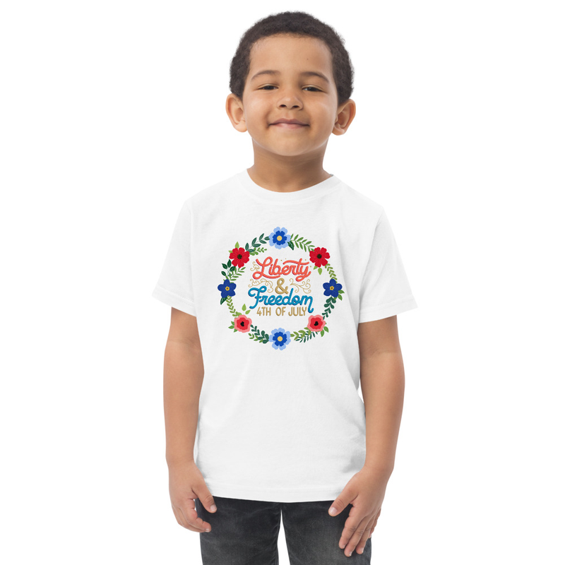 Independence Liberty and Freedom Toddler Tee