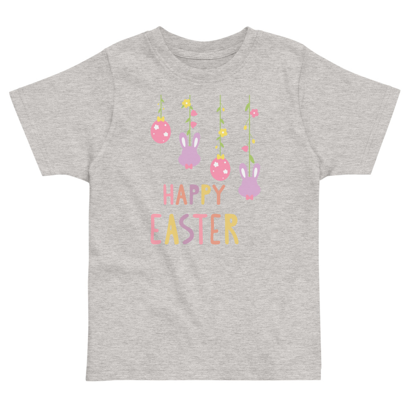 Easter Hanging Eggs and Bunnies Toddler Tee