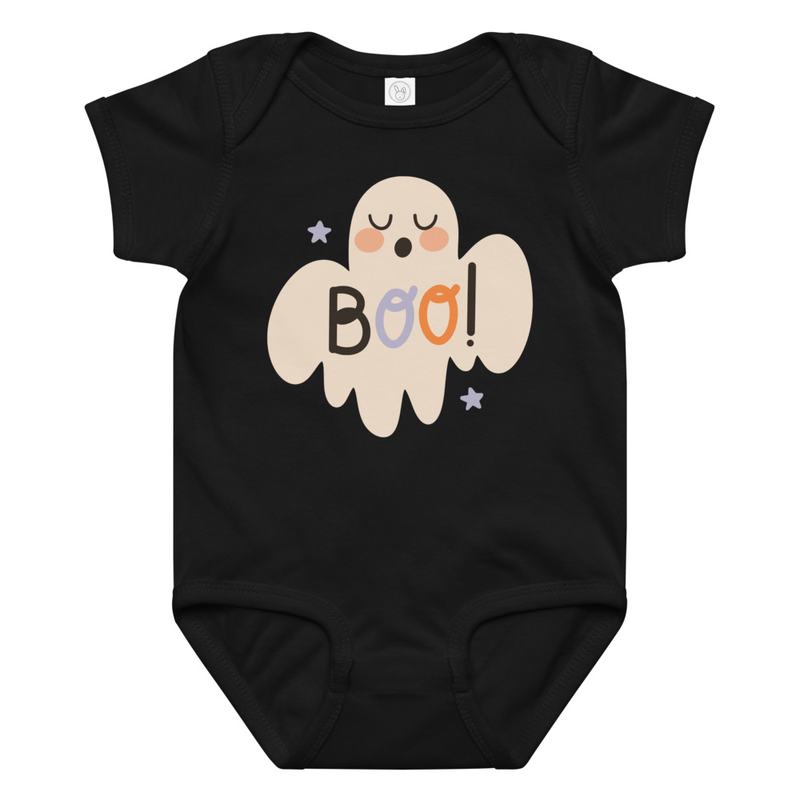 Halloween Boo Ghost Baby Bodysuit