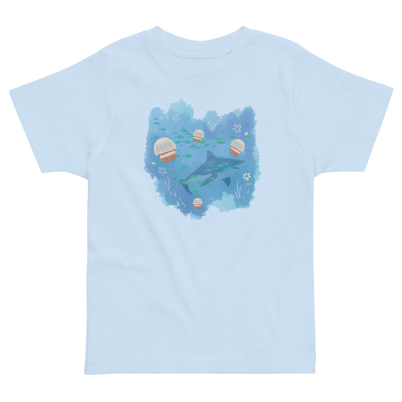 Kid Designs Ocean by Callum Toddler Tee