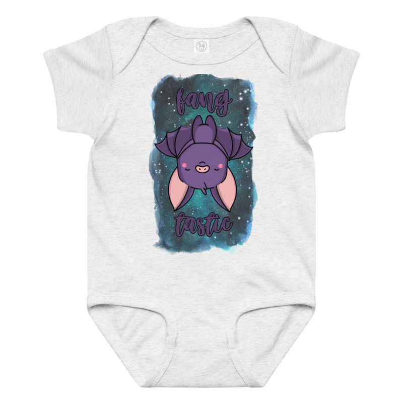 Halloween Fangtastic Cute Bat Baby Bodysuit