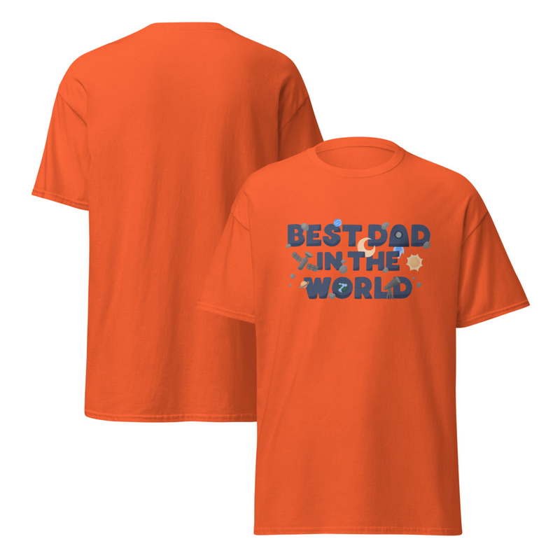 Best Dad in the World Adult Unisex Tee