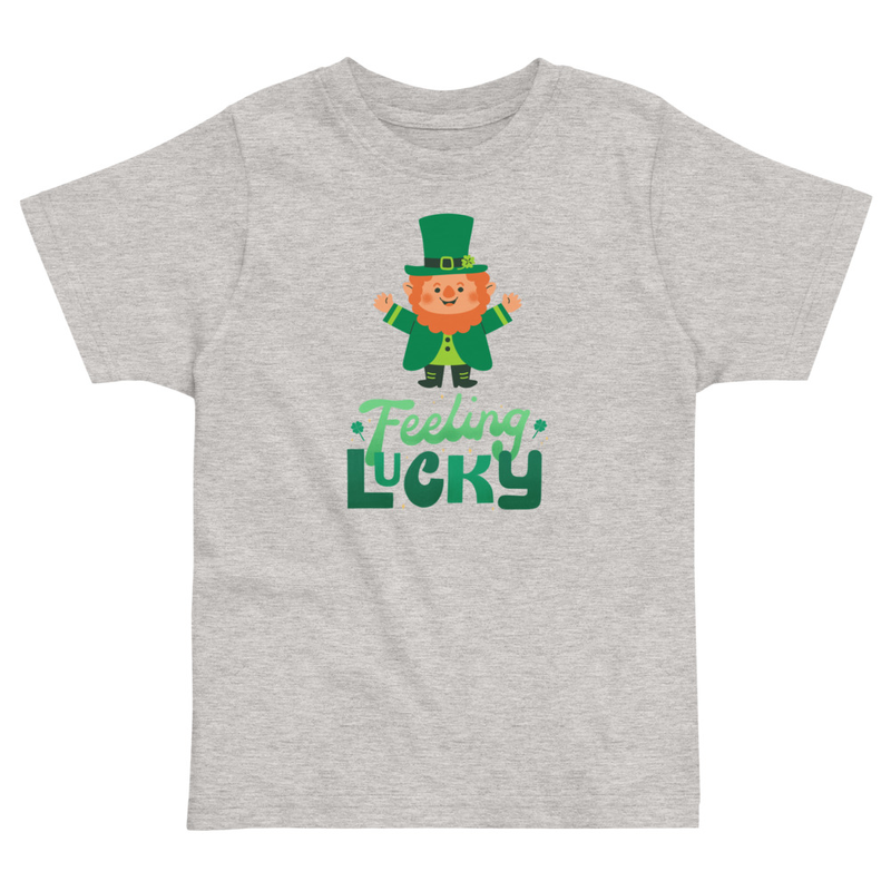 St. Patrick's Feeling Lucky Leprechaun Toddler Tee