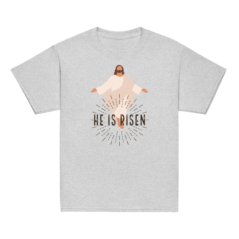 Easter He Is Risen Youth Tee