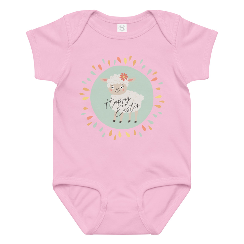 Easter Lamb Baby Bodysuit