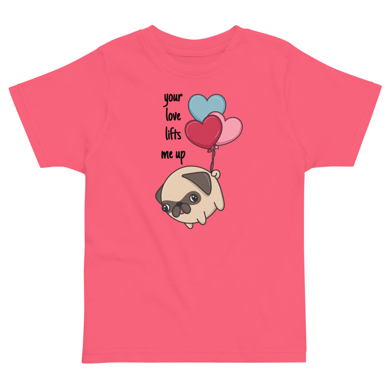 Valentine's Your Love Lifts Me Up Toddler Tee