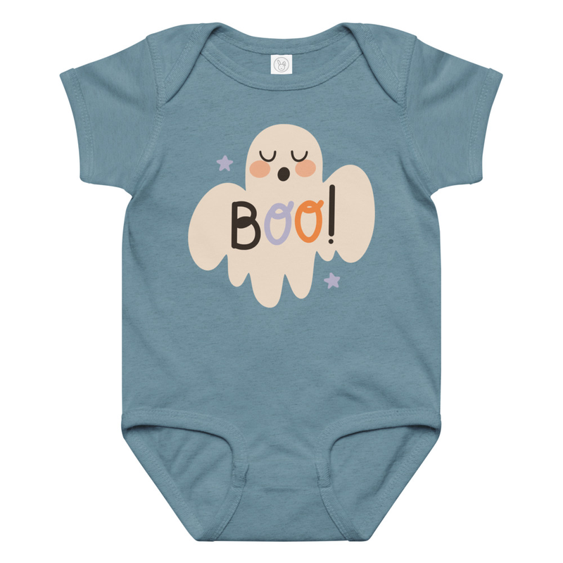 Halloween Boo Ghost Baby Bodysuit