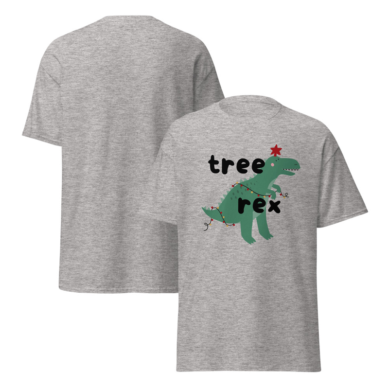 Christmas Tree Rex Adult Unisex Tee