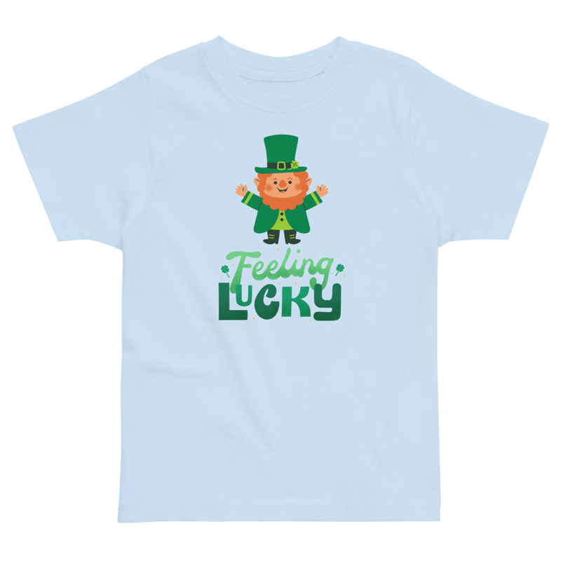 St. Patrick's Feeling Lucky Leprechaun Toddler Tee