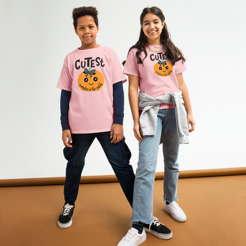 Halloween Cutest Pumpkin in the Patch Youth Tee