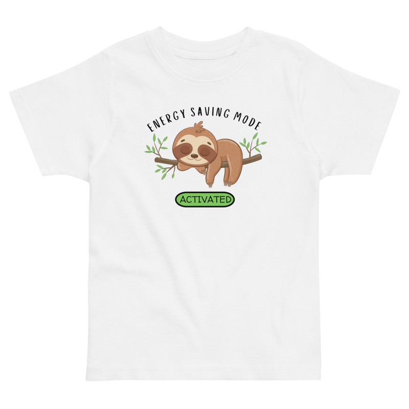 Energy Saving Mode Sloth Toddler Tee