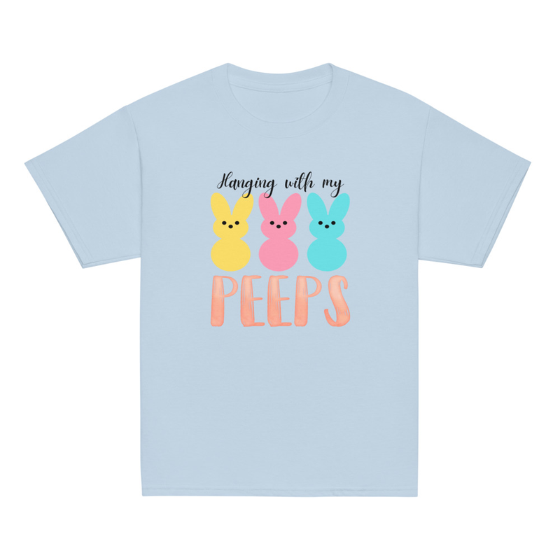 Easter Hanging With My Peeps Youth Tee