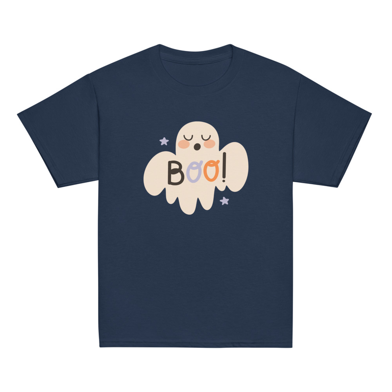 Halloween Boo Ghost Youth Tee