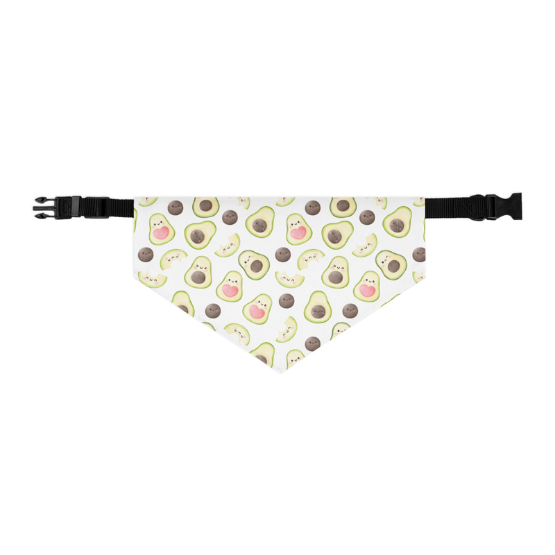Avacado Print Pet Bandana Collar
