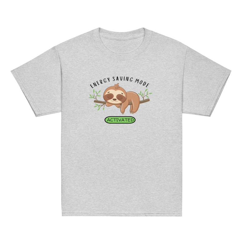 Energy Saving Mode Sloth Youth Tee