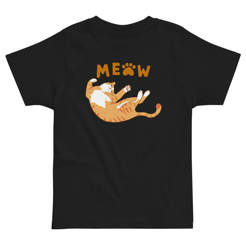 Kid Designs Meow by Aiden Toddler Tee