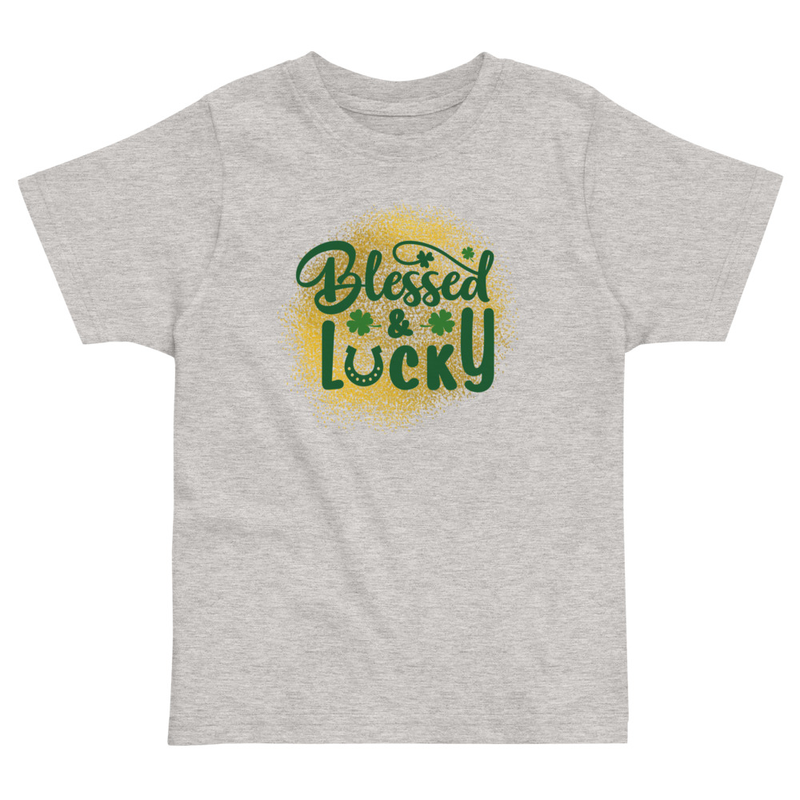 St. Patrick's Blessed and Lucky Toddler Tee