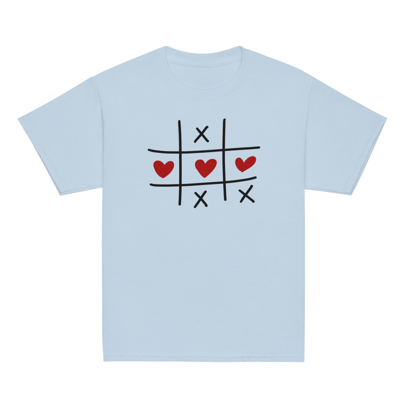 Valentine's Tic Tac Hearts Youth Tee